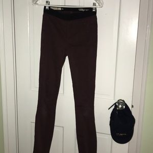 Gap Maroon Leggings